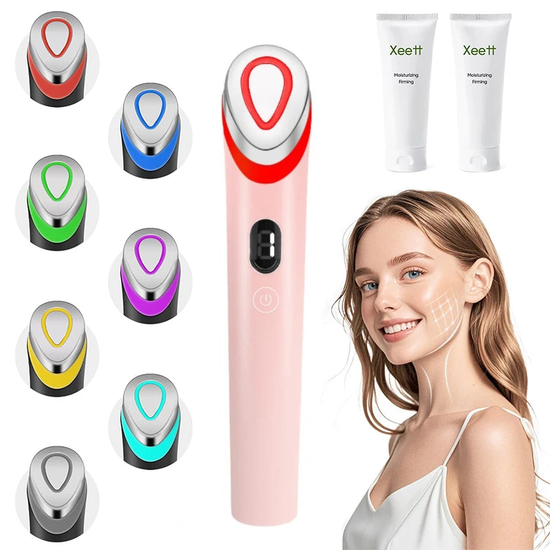 7-Color Age-R Booster Pro Set With Gel, Multi-Function Light Therapy Machine