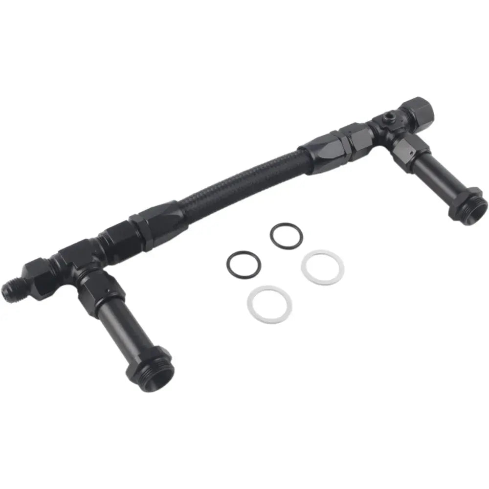 Braided Fuel Line Kit With 8AN Male Flare For Carburetor Engine by InterCyprus Trading Ltd