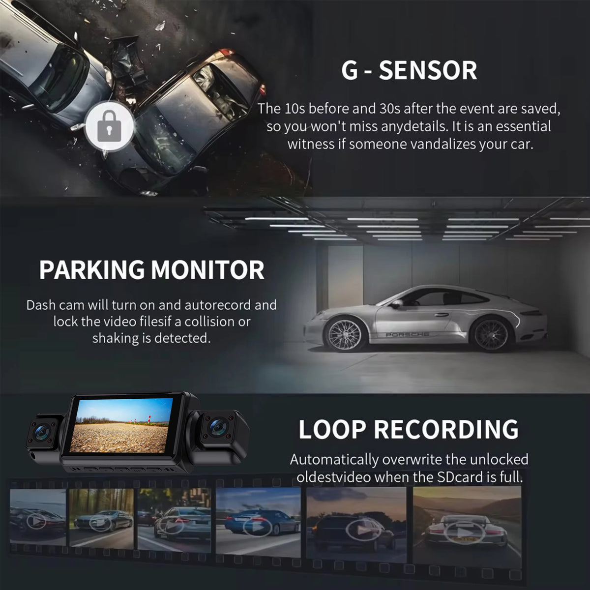 4 Channel WiFi Car Dash Cam