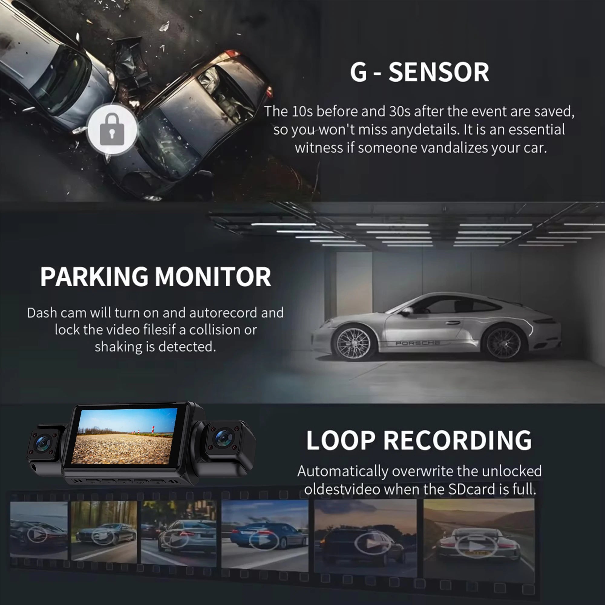 4 Channel WiFi Car Dash Cam