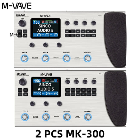 M-VAVE MK-300 All-In-One Guitar Processor &ndash; AI Tone Shaping MK-300 2PCS