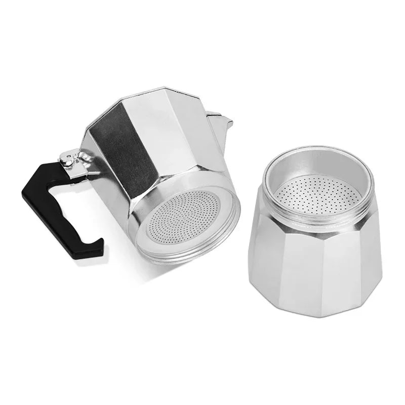Moka Espresso Coffee Maker Pot - Stovetop Percolator for Caf&eacute; Brewing