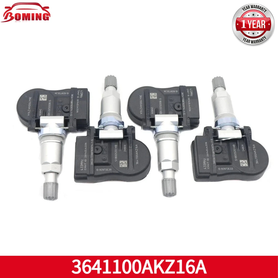 TPMS riepu spiediena sensora uzraudzības sistēma Great Wall C50, Haval H6/M6, 433MHz