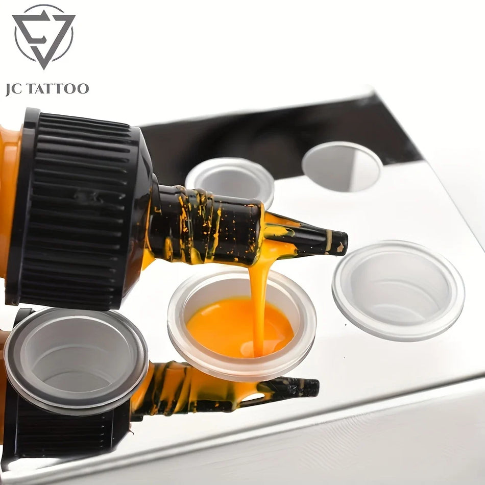 Supporto per bicchieri d'inchiostro per tatuaggi in acciaio inossidabile a 7 fori Pro