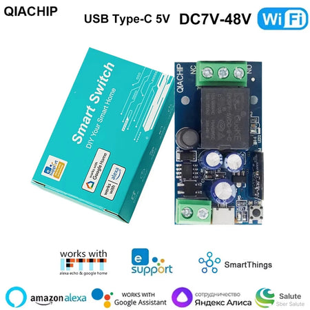 EWelink Smart WiFi Relay Switch for Remote Control and Voice Activation