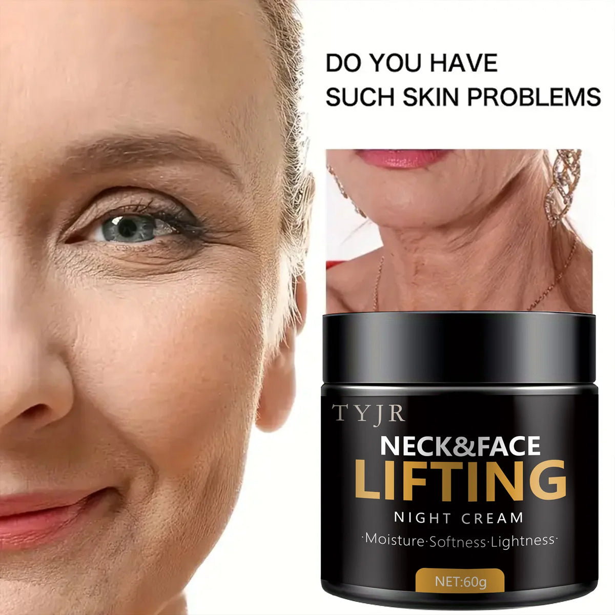Neck Lines Protein Cream &ndash; Anti-Aging Rejuvenation and Nourishment
