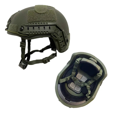 Ballistic ACH High Cut Tactical Helmet &ndash; Ultra Lightweight H2000B-Green