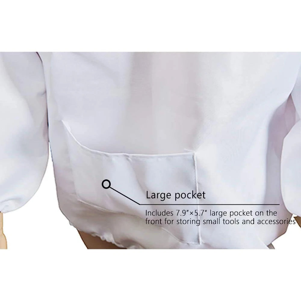 Protective Beekeeping Jacket Veil Smock &ndash; Ultra-Comfort Fit
