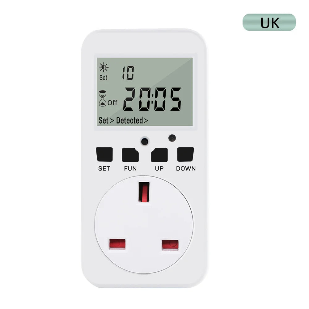 TM08 Multifunctional Timer Socket &ndash; Programmable Countdown UK Plug