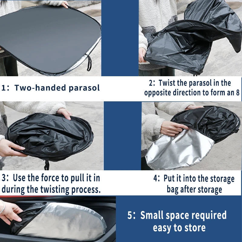 Mercedes-Benz EQ Series Car Sun Visor - Front Windshield Heat Insulation Shade