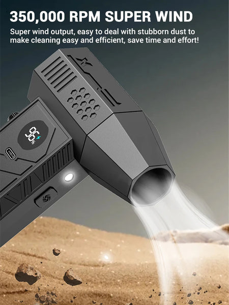 350000RPM Brushless Turbo Blower - Powerful Dust Removal