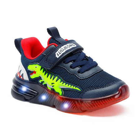 EXDINO LED T-REX Light-Up Sneakers for Kids