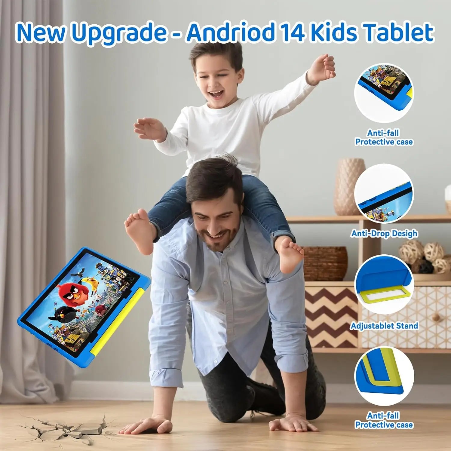 Kid Tablet 10 Inch Android 14 Octa Core &ndash; Ultra Slim