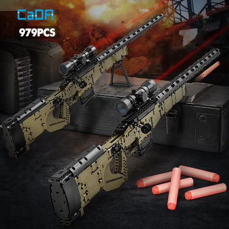 Cada 979Pcs Sniper Rifle Building Blocks