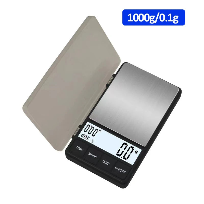 Mini Pocket Coffee Scale 1Kg 0.1g LCD &ndash; Backlit Display 1kg-0.1g
