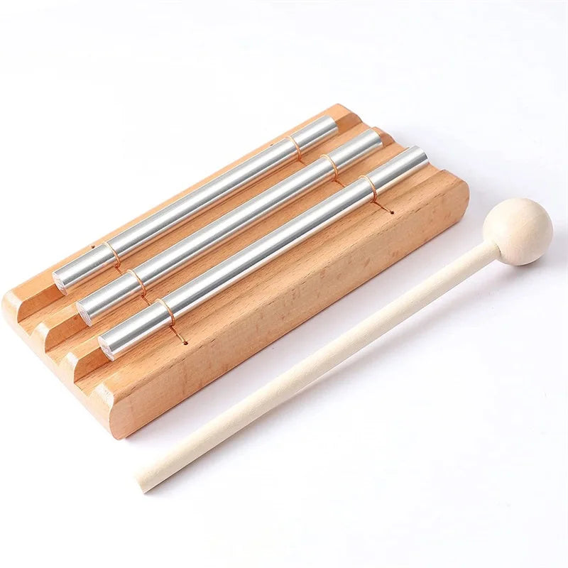 Clopot de mână din aluminiu acordat muzical pentru clasă și meditație