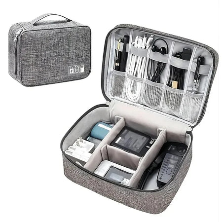 Cable Storage Bag Waterproof - Travel Cable Organizer