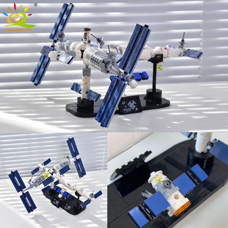 HUIQIBAO Aviation Spaceport Building Blocks Set for Kids