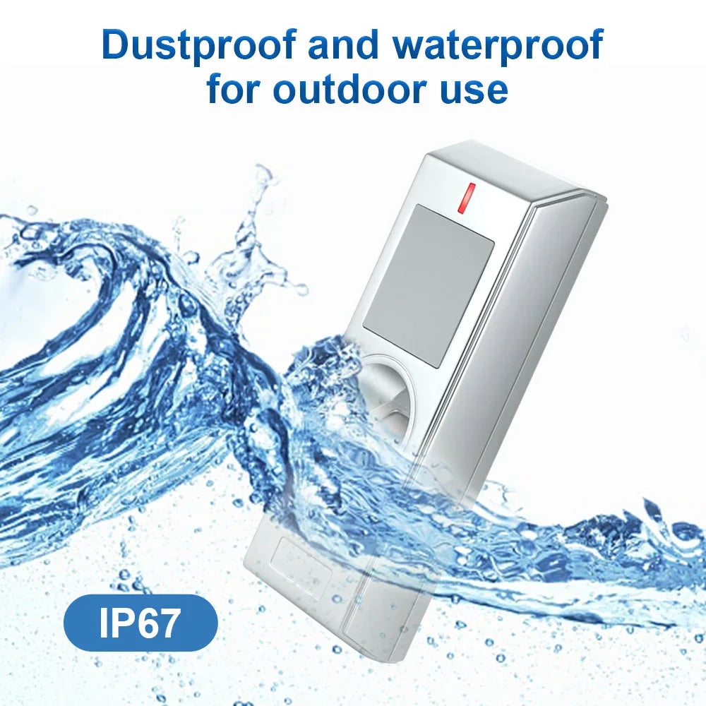 HF1-EM &ndash; Waterproof Fingerprint Keypad With RFID Interlock