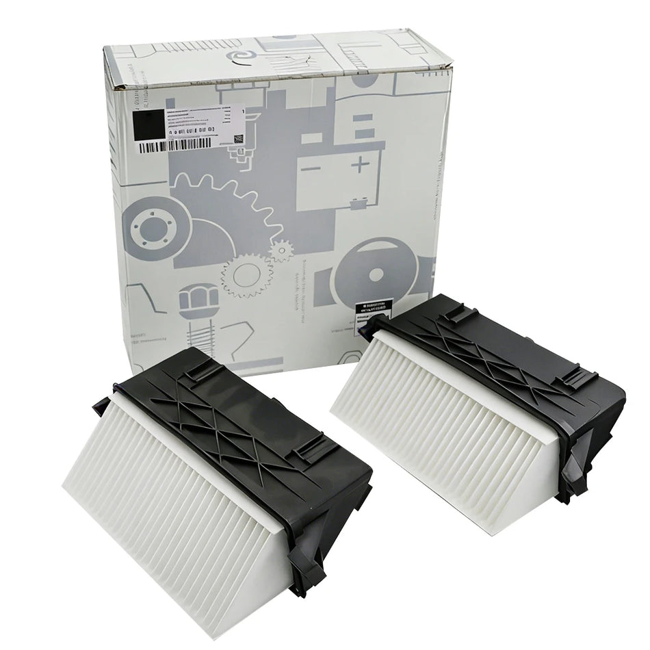 Air Filter Set 2pc Left & Right for Mercedes-Benz C, E, CLS, GL, GLC, GLE Class