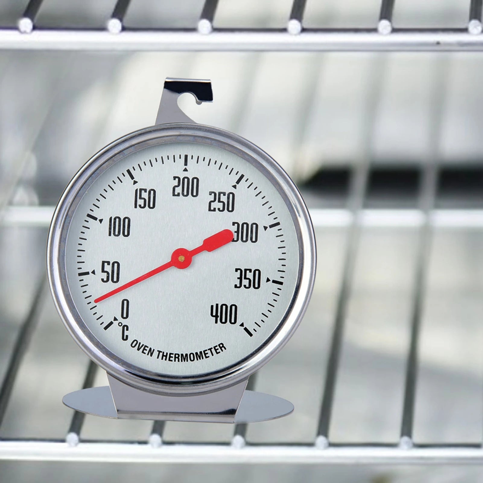 Digital Oven Thermometer Stand Up &ndash; Stainless Steel Build