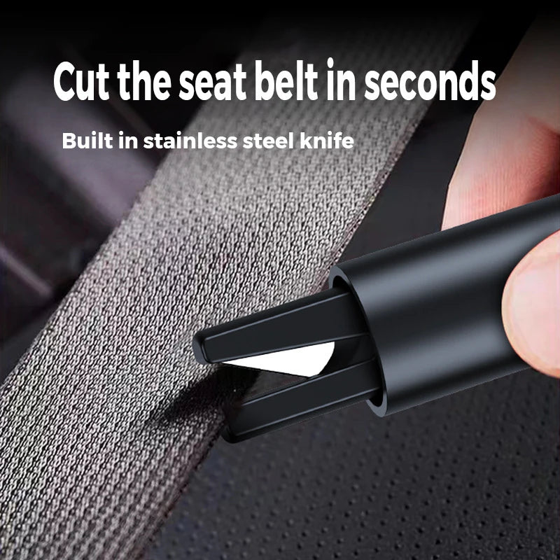 Car Window Breaker Escape Tool &ndash; One Second Seatbelt Cutter