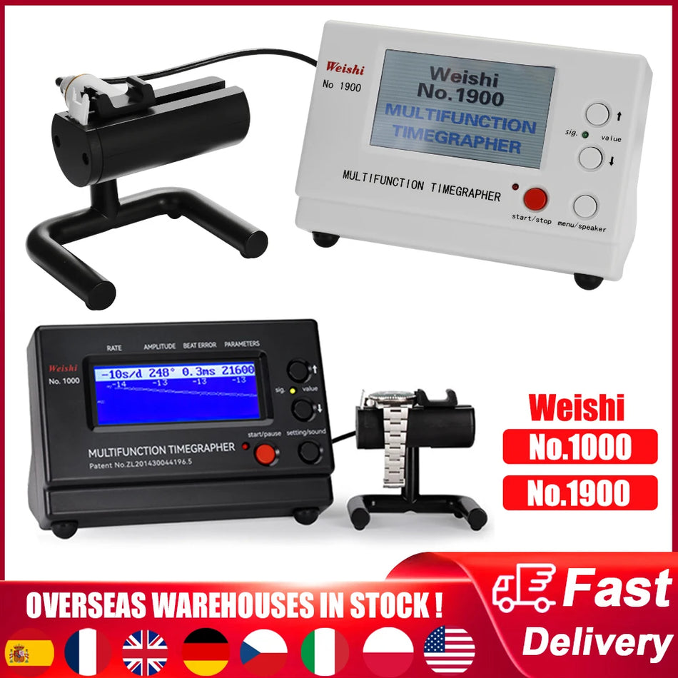 Weishi Timegrapher 1000 1900 Kello Testeri Kalibroija