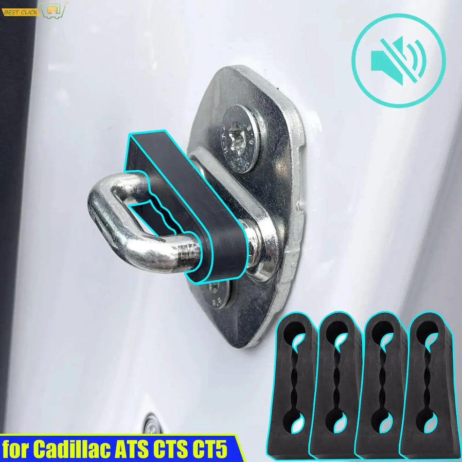 Car Door Lock Deadener Damper Buffer for Cadillac ATS CTS CT4 CT5 For Chevrolet Camaro Rattling Noise Deaf Sound Insulation by InterCyprus Trading Ltd