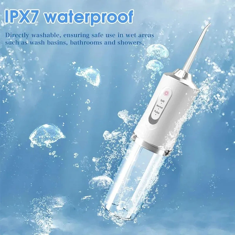 Powerful IPX7 Waterproof Oral Irrigator - Deep Clean &amp; Gum Health