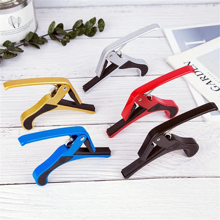 Guitar Capo Clip &ndash; One Hand Quick Clamp For Most Fretboards
