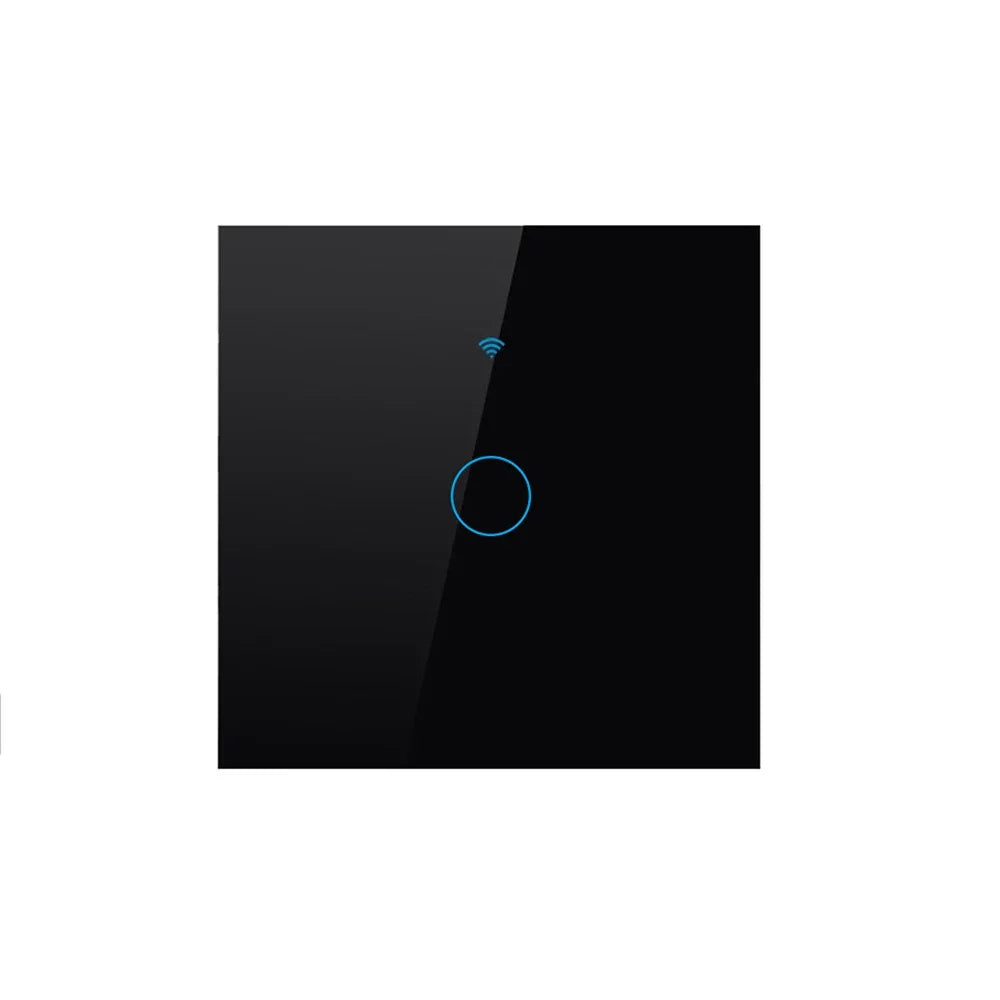 Tuya WiFi Smart Touch Light Switch - 1/2/3/4 Gang with RF Control 1gang black / CHINA