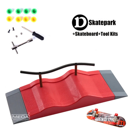 10 In 1 Finger Skateboards Set &ndash; Exciting DIY Skate Park Fun 2D