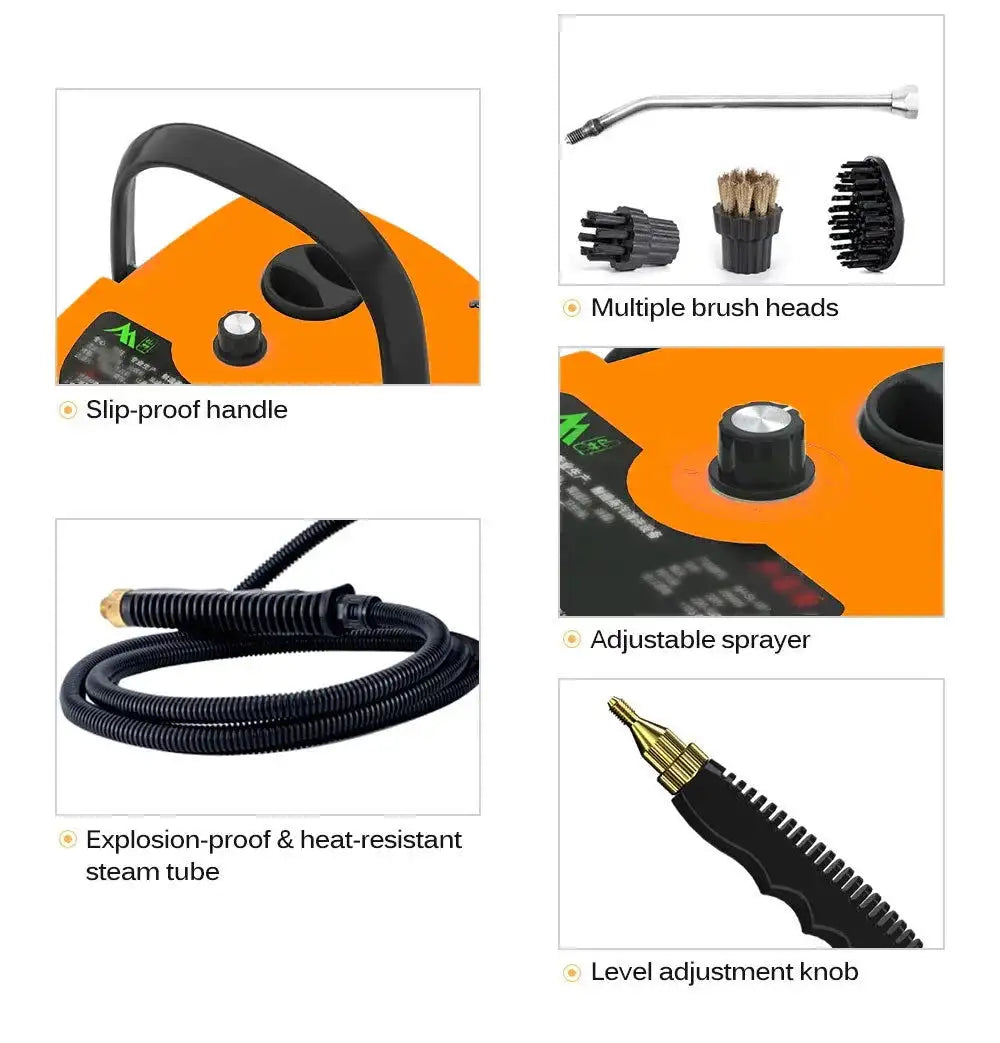 Portable Handheld Steam Cleaner High Temp For Kitchen Car