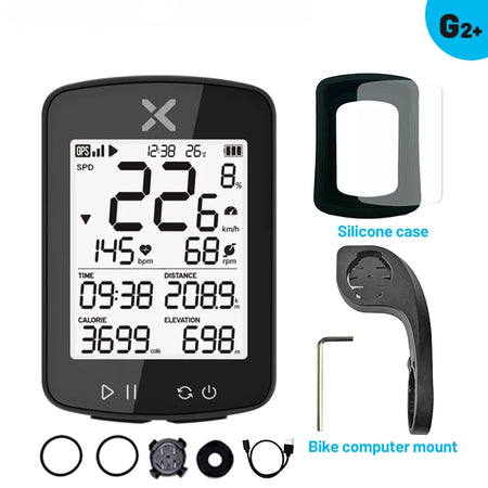 XOSS G2 Plus Bike Computer &ndash; Waterproof Wireless GPS Cycling Speedometer G2 plus group3