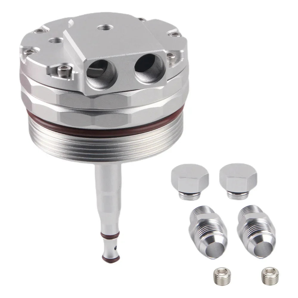 Engine Oil Cooler Adapter Aluminum for BMW E46 E36 E39 E60 E61 by InterCyprus Trading Ltd