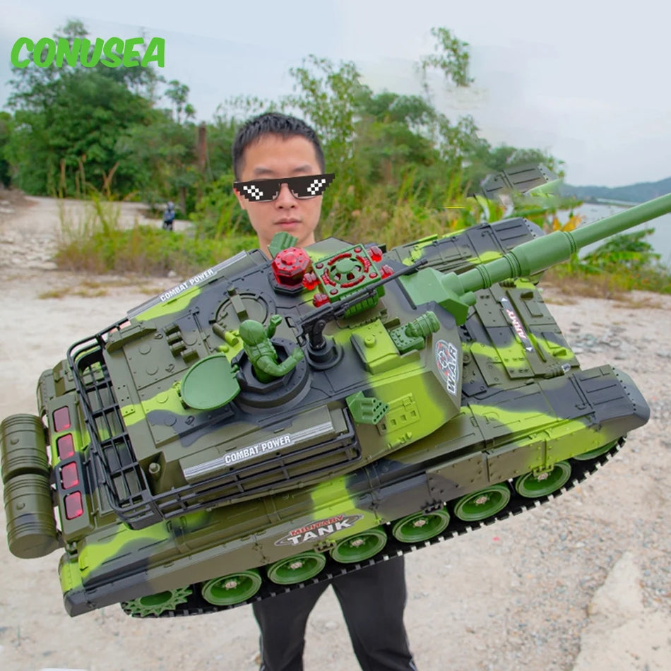 CONUSEA RC Military War Tank &ndash; Realistic Simulation Shooting