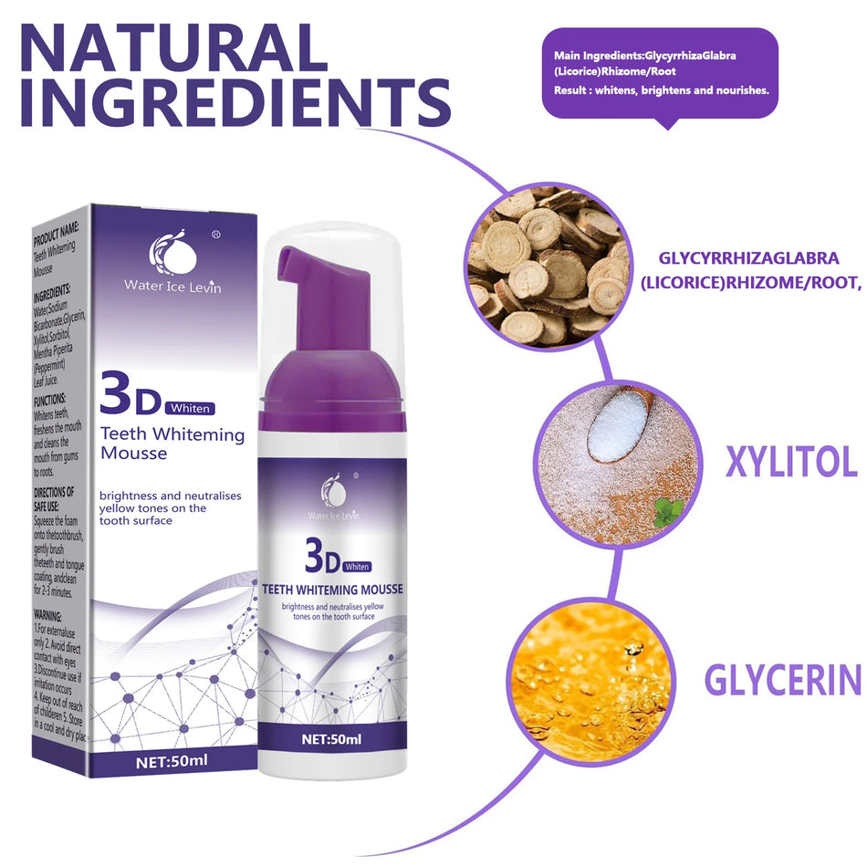 3D Mousse Toothpaste &ndash; Effective Teeth Whitening