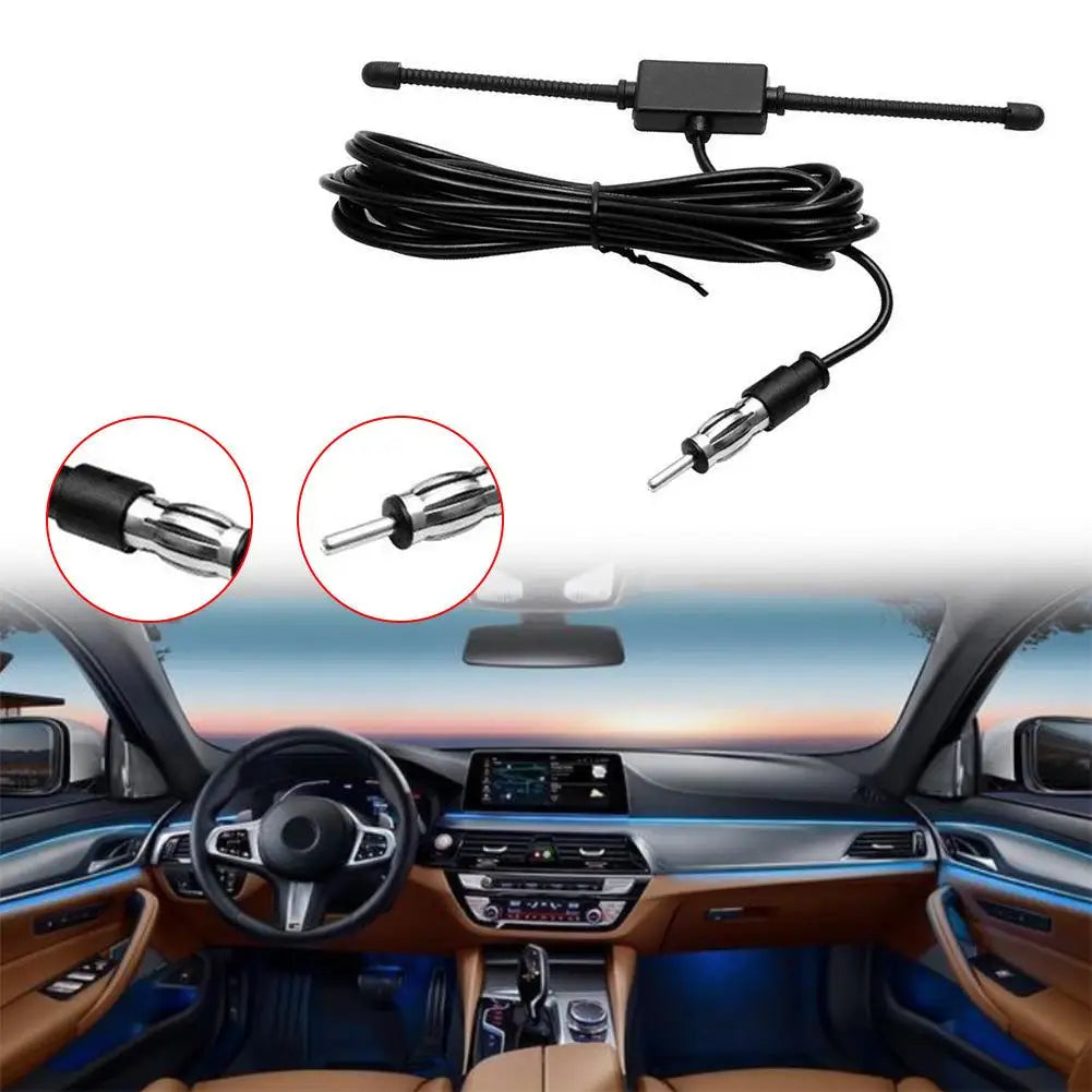 Car Stereo AM FM Dipole Antenna &ndash; Enhanced Signal Reception