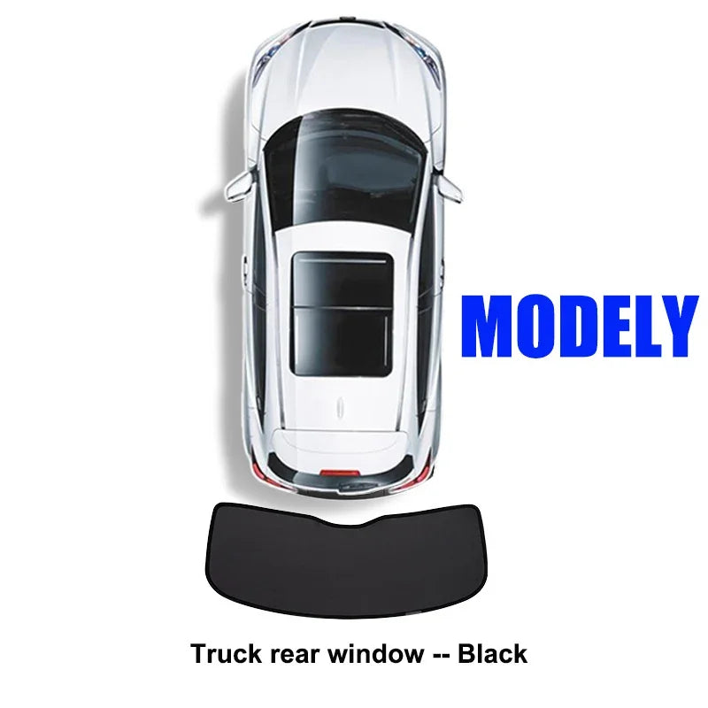 Custom Fit Side Window Sunshade for Tesla Model Y 2024 - UV Protection &amp; Heat Reduction MY Rear Shield