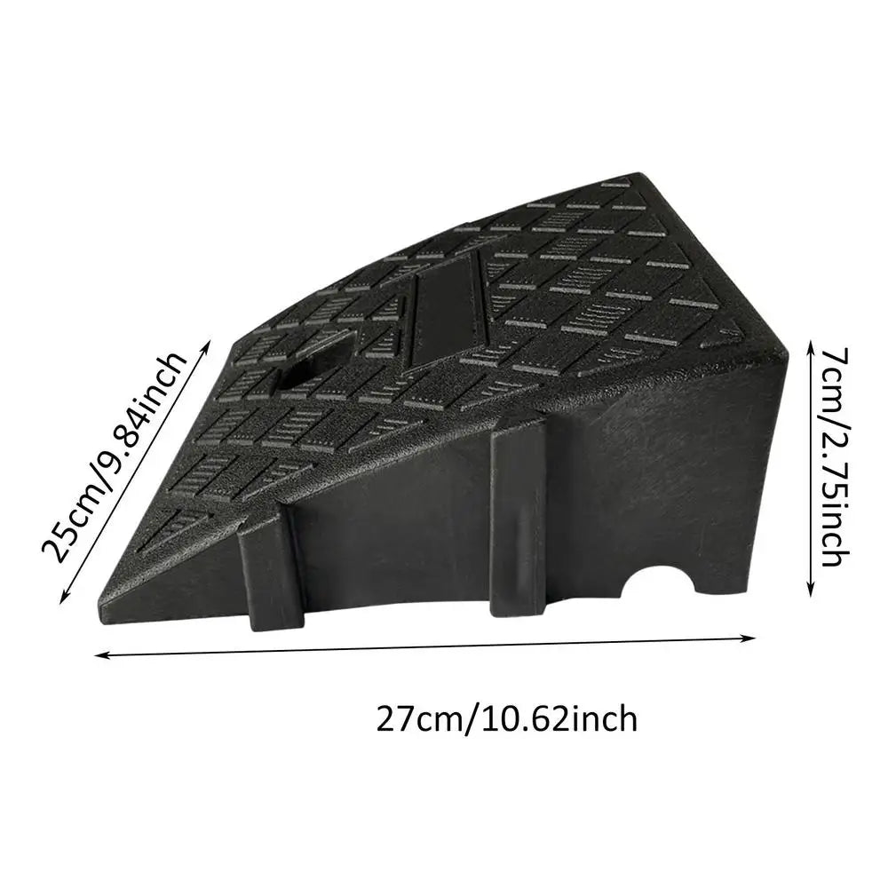 Pvc Coatd Ramp Car Curb Ramp Heavy Duty PVC Curb Ramp Portable Lightweight Threshold ...