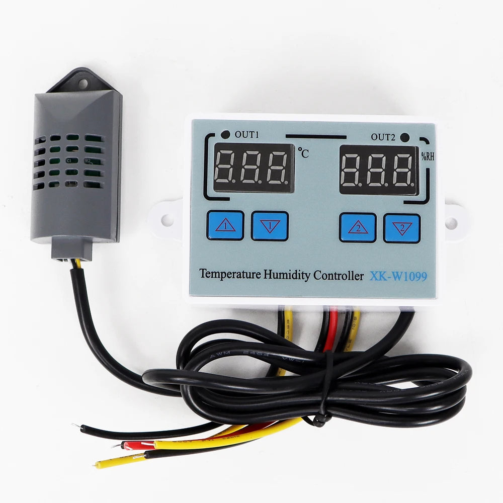 220V Digital Temperature Humidity Controller &ndash; Dual LED