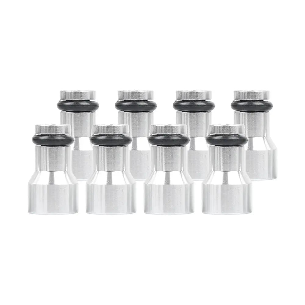551371 8PC Fuel Injector Spacers Convert LS1 Fuel Injector to LS Truck Injector Silver FP-1101 by InterCyprus Trading Ltd