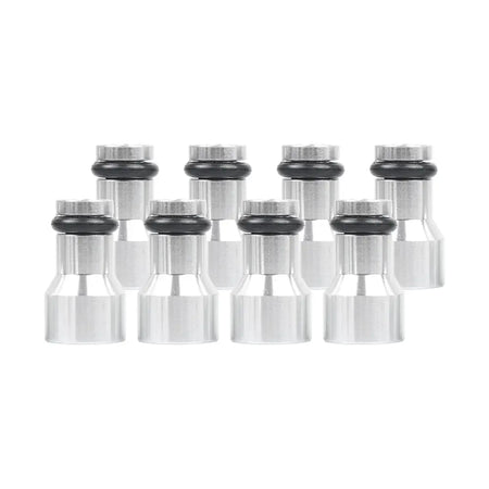 551371 8PC Fuel Injector Spacers Convert LS1 Fuel Injector to LS Truck Injector Silver FP-1101 by InterCyprus Trading Ltd