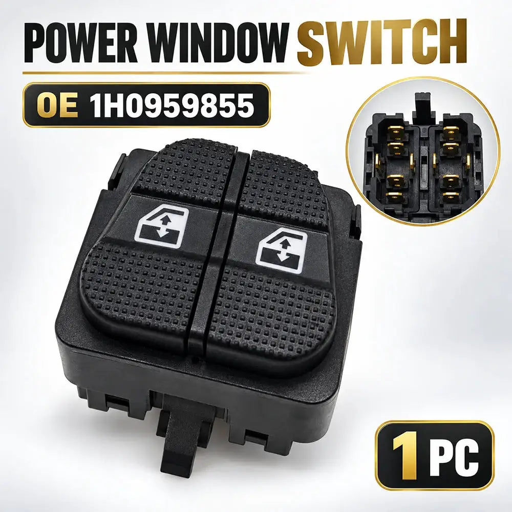 Power Window Switch 12 Pin 1H0959855 For VW Golf Mk3 Vento Jetta LHD by InterCyprus Trading Ltd