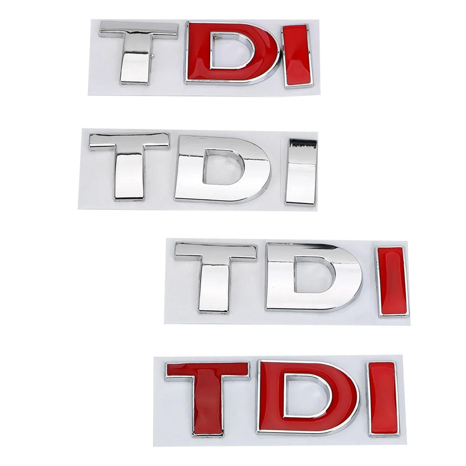VW Golf Jetta Passat TDI 3D Metalinis Emblema, Cinko Lydinys