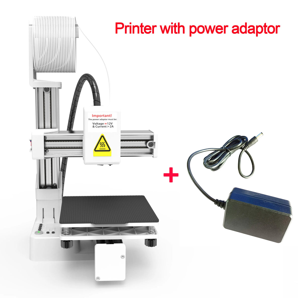EasyThreed K10 3D Printer &ndash; PLA TPU 1.75mm Compatible white / TF Card Offline / AU