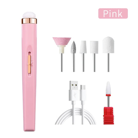 Electric Nail Drill Machine &ndash; CE Certified for Safe Home Use pink set / CHINA