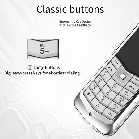 Unlocked Metal Palm Cellphone &ndash; Compact Dual SIM 2G GSM