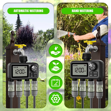 Eshico HCT-M09 &ndash; 4 Zone Smart Irrigation Timer System