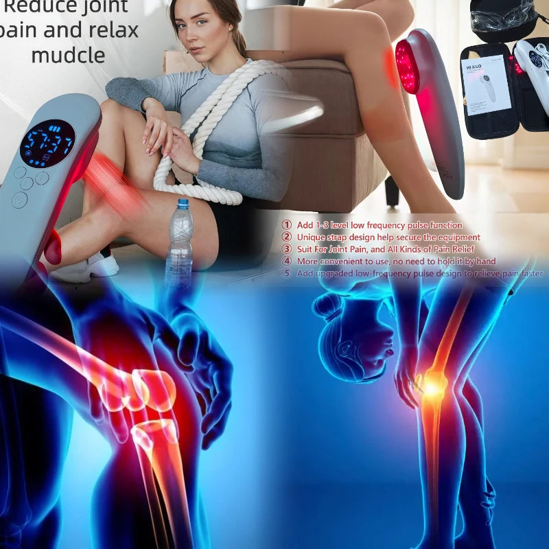 Şarj Edilebilir Sınıf IIB Lazer Cihazı 17 Diyot 808nm 650nm